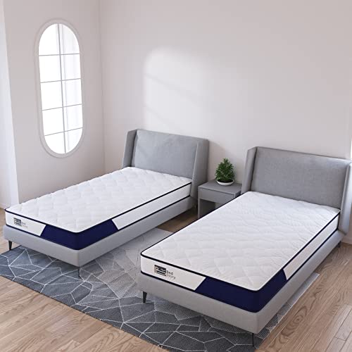 image for BedStory Twin Mattress, 6 Inch Medium Firm Innerspring Mattress in a B