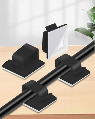 30 clipes de cabo adesivos com suportes de cabo de fita 3M fortes