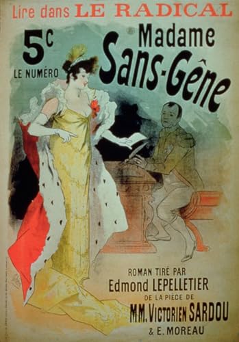 Image sur toile Madame Sans Gène Jules Chéret pour chambre chic