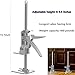 Labor Saving Arm Jack 15.7inch 440 lb Load-Bearing，Multifunctional Height Adjustment Hand Jacks for Installing Cabinets and Wall Tile Height Adjuster Handheld Tool
