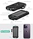 BLAVOR Solar Powerbank Solar Ladegerät 10000mAh, PD 20W Schnelles Laden tragbare USB C Powerbank mit Solarpanel, kabelloses Qi Schnellladen, Camping Akku, Solar Ladegeräte für Handy mit Taschenlampe