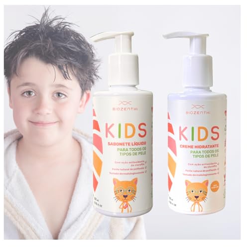 Kit Banho E Hidratação Infantil Gato Divino 200ml