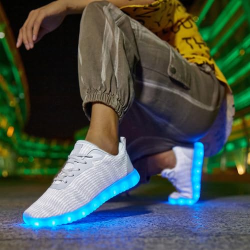 Image of Light Up Shoes for Women Men, LED Sneakers USB Charging Unisex Adult Glow Party Cool Dancing Shoes