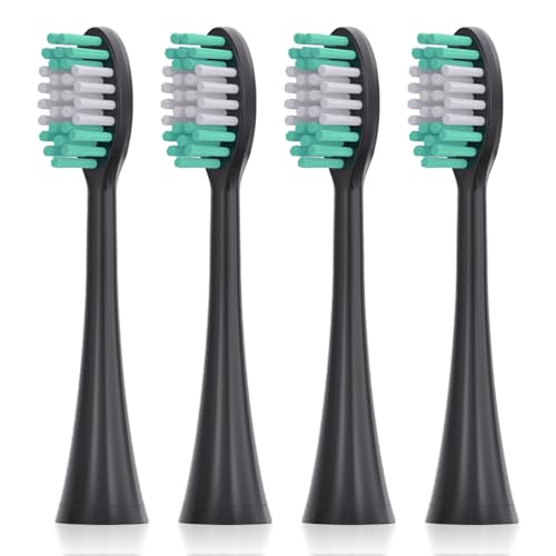 BEKKLPOU Cabezal oral, Cepillo Electrico Oral Recambios, Cabezales Oral, Cabezal De Cepillo Universal, Adecuado Para Hombres Y Mujeres (Agujero redondo negro, Medium)