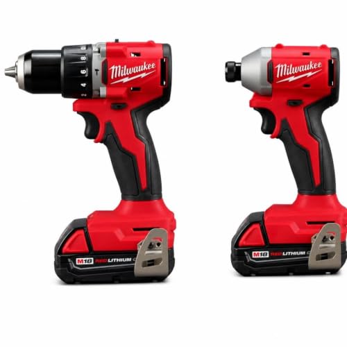 Milwaukee M18 Compact Hammer Drill/Impact Combo Kit