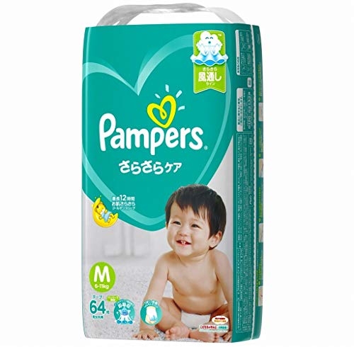 Funda P & G Pampers Smooth Care Tape Super Jumbo M Tamaño 6-11kg Unisex (64 hojas) x 4 pañales tipo cinta [P & G]