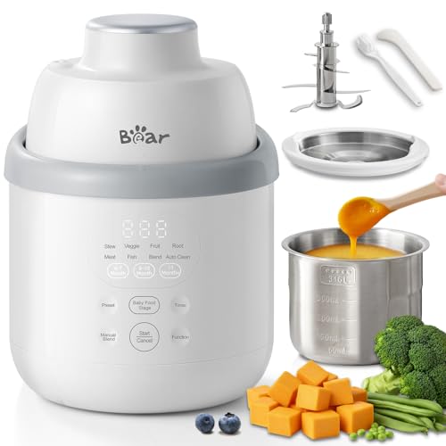 Bear NutriEase Stainless Steel Baby Food Maker