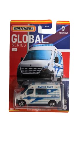 Matchbox Renault Master Ambulancia Global Series miniatura 1