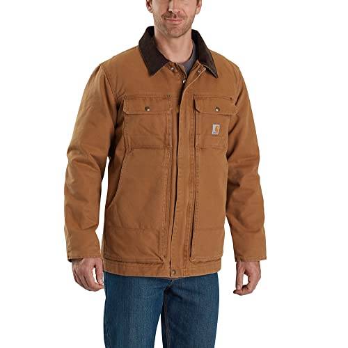 Carhartt Men's Full Swing Traditional Coat, Brown, Medium