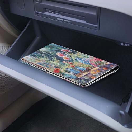 Organizador de carro de cuero miniatura 6