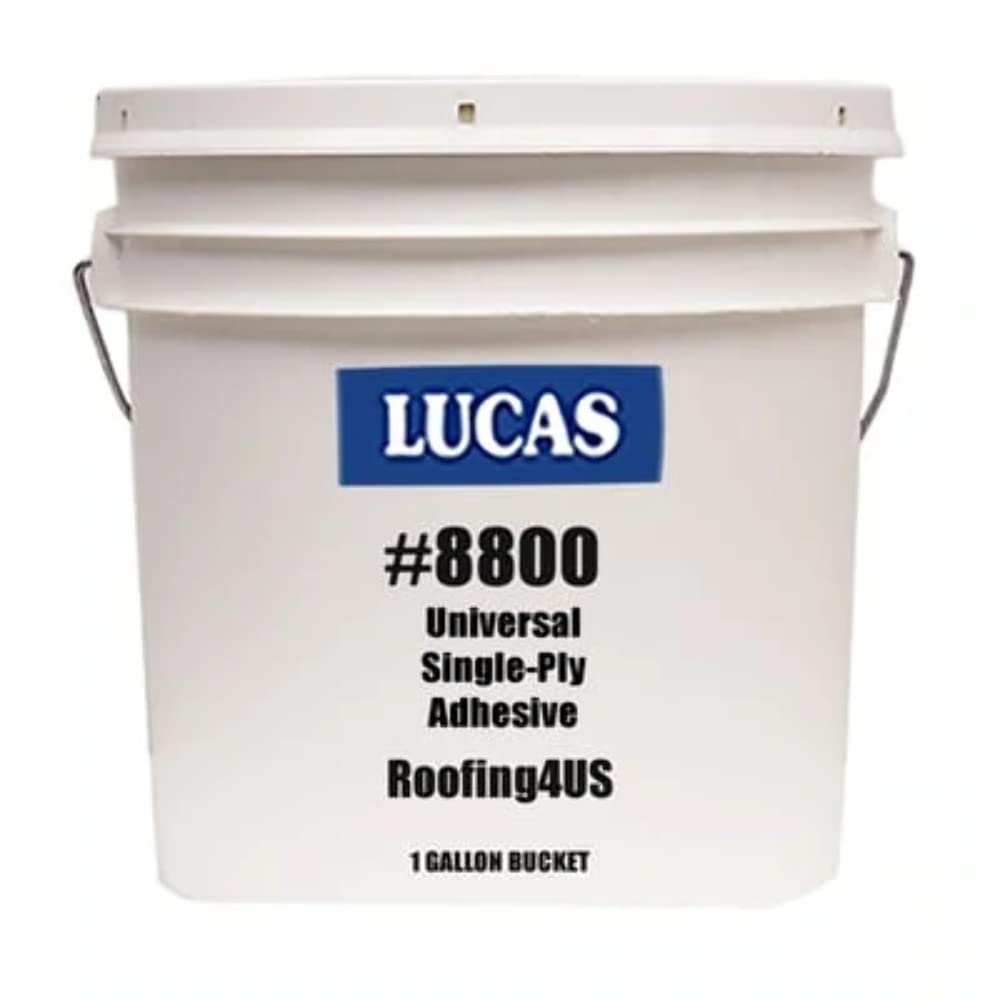 Lucas Universal Bonding Single-Ply Adhesive #8800 - Water Based 4 x 1 Gallon Buckets