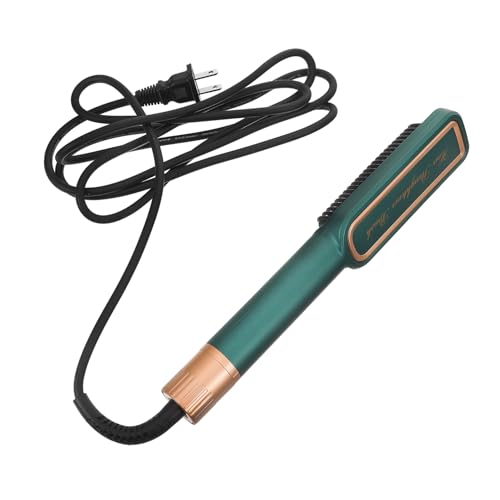 Plancha para cabello ajustable con diseño ligero color verde miniatura 1