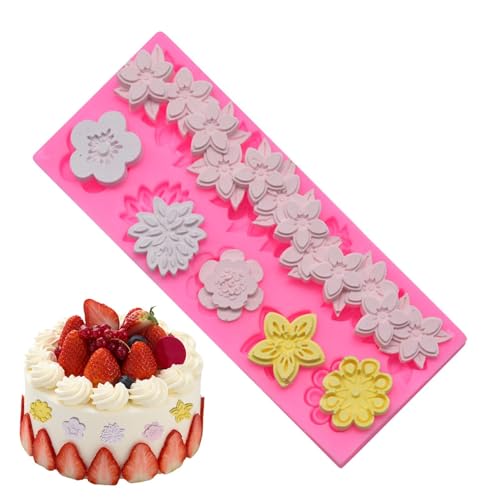 Niesel Moldes de silicona para chocolate, moldes de chocolate antiadherentes de silicona, moldes de arcilla multiusos, herramientas de horneado de cocina de alimenticio, accesorios de horneado