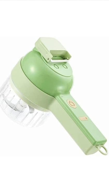 Pershoppe Mini Food Choppers 4 in 1 Handheld Vegetable Cutter, Slicer