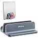 JARLINK (Upgraded Version) Vertical Laptop Stand, Desktop Stand Adjustable Laptop Holder (up to 17.3 inches) Compatible with MacBook Pro/Air, Microsoft Surface, Lenovo (Gray)