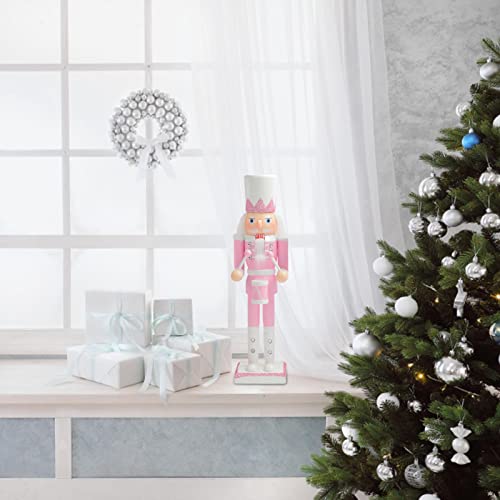Umifica Figure rosa schiaccianoci, 30 cm di Natale...