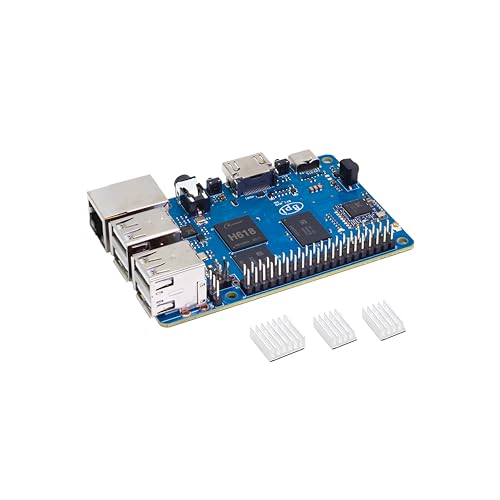 Banana Pi BPI-M4 Berry LPDDR4 2GB Linux Single Board Computer, Allwinner H618 Quad-core ARM Cortex A53 CPU, onboard GbE Ethernet for IoT Edge Computing/Media Center, Substitute for Pi 4B SBC
