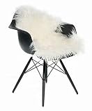 Genuine Tibetan/Mongolian Lamb Sheepskin Curly Fur Pelt Throw Fur Area Rug Carpet Chair Cover with S