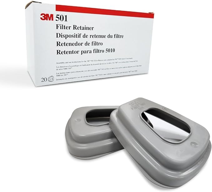 3M Partikelfilter 5N11CN P1 (2er Pack) – Einlegefilter Für 3M 6200 & 7502 Atemschutzmasken
