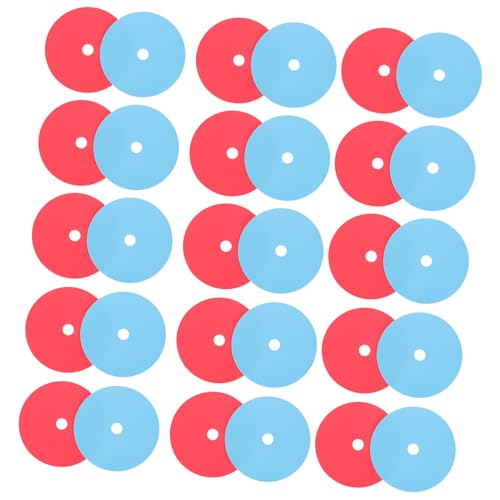 VICASKY 30Pcs Football Training Sign Discs Durable Soccer Training Markers Lightweight Pe Material Space Saving Design for Sports Practice and