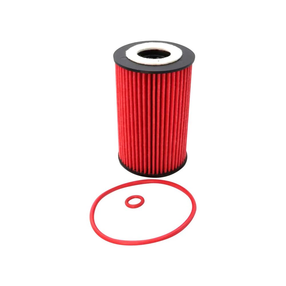 K&N Oil Filter - High Performance-Series compatible with Audi, Seat, Skoda & Volkswagen (HP-7048), Red