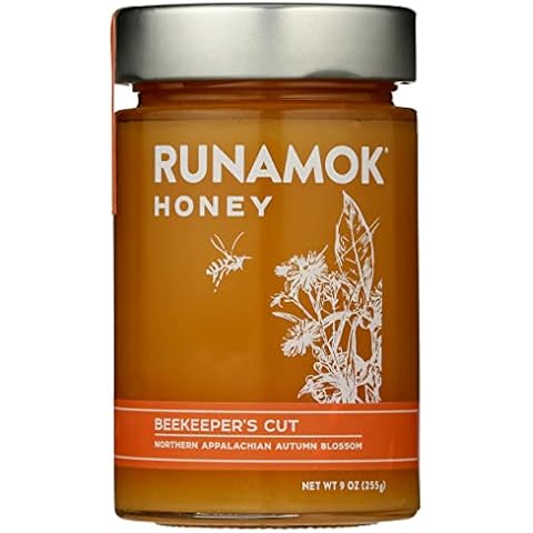 Runamok Beekeeper's Cut, Autumn Blossom Honey, Authentic & Pure Raw Honey, Gluten Free & Natural Sweetener, 9 Oz (Pack of 6) Cover