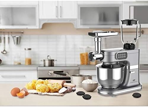 Continental Edison Multifunction Stand Mixer in a kitchen setting with ingredients