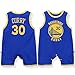 Uniforme de Baloncesto para bebé, número de Grupo, Chaleco sin Mangas, Mono de algodón James Lakers de 0-12 Meses,Blue-1,80cm