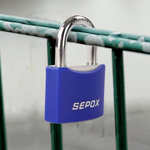 SEPOX 2Pack Cadenas de Bici 6FT + Candado de Seguridad miniatura 4