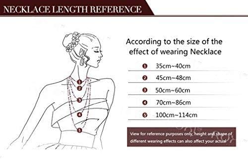 TIDOO Jewelry Womens Queen and Pendant Necklace 3 Lays Rose Gold/Platinum Plated With Austrain Crystals - Image 9