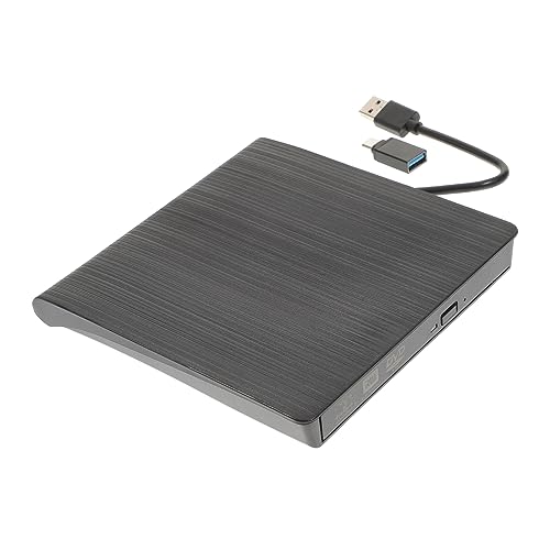 Lecteur optique externe de CD DVD USB noir nomade Jojofuny pour regarder vos films sur ordinateur
