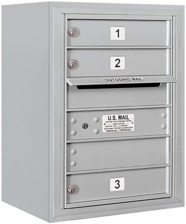 SALSBURY INDUSTRIES 3806S-03AFU 4C Horizontal Mailbox