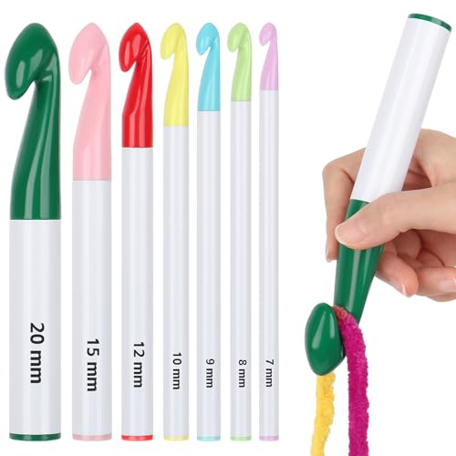 Coopay Set di Uncinetti Jumbo, 7 Pezzi