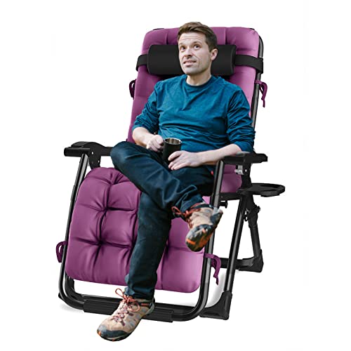 Bain de soleil zero gravity surdimensionne avec porte gobelet integre - 2