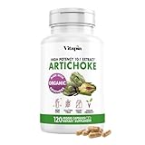 Vitapia Organic Artichoke Extract Supplement - Liver Cleanse Detox & Repair, Liver Health, Digestion, Antioxidant Support - 120 Vegan Capsules, Non GMO, Gluten Free