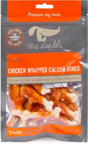Petface The Dog Deli Chicken Wrapped Calcium Bones, 100g (Pack of 5)