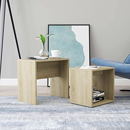 Table d'appoint pour bureau en bois Sonoma compacte lot de 2 - 3