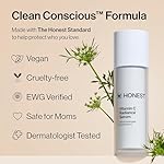 Honest Beauty Vitamin C Radiance Serum | Improves + Brightens Skin Tone and Complexion | Gentle for Sensitive Skin, Fragrance Free, Vegan | 1 fl oz - Image 5
