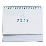Beautiful Office Calendar 2020, Flip Desk Calendar, Easel Desk Calendar. Utilice el calendario desde enero de 2020 hasta diciembre de 2020, con 12 meses para facilitar la planificación. Vista mensual completa en cada página.