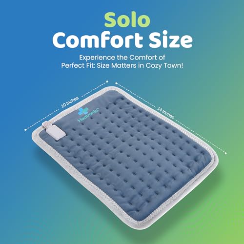 Image of Heatronics Electric Heating Pad Regular | Heating Pad for Period Pain & Back Pain | 5 Heat Levels + SafeHeat Timer | ThermoSync Engine | TheraFlex 6-Layer Build | ISO 13485 & CDSCO Certified | 1-Year HeatCare Warranty