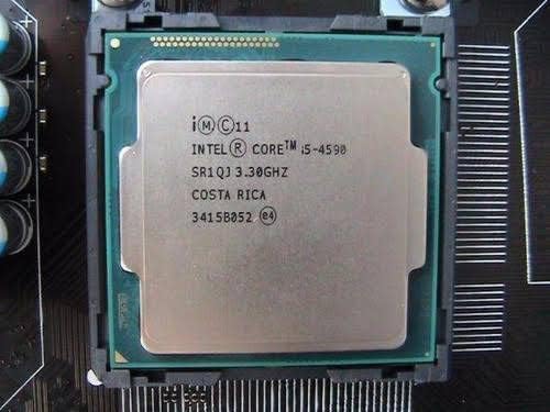 Image of CORE I5 4590 (4TH Generation) Processor 3.30 GHz LGA 1150 core 4 Thread 4 Socket Desktop Processor (Silver) AD Enterprises