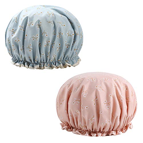 Dames Douchemuts Women Shower Cap Shower Caps With Elastic Band Waterdichte Douchemuts Badmuts Elastic Bathing Shower…