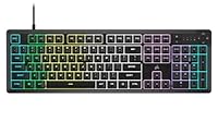 CORSAIR K55 CORE RGB Membrane Wired Gaming Keyboard – Quiet, Responsive Switches – Spill Resistance – Ten-Zone RGB – Media Keys – iCUE Compatible – QWERTY NA – PC, Mac – Black