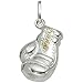 JOBO Kinder-Anhänger Boxhandschuh aus 925 Silber Bicolor vergoldet