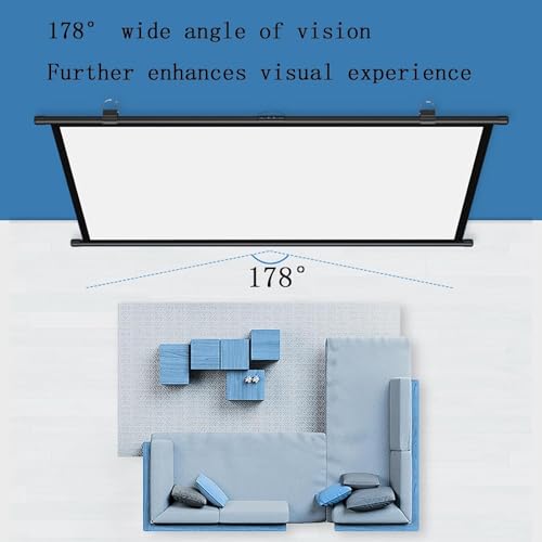 Pantalla de proyector manual portátil 50" 4:3 HD miniatura 2