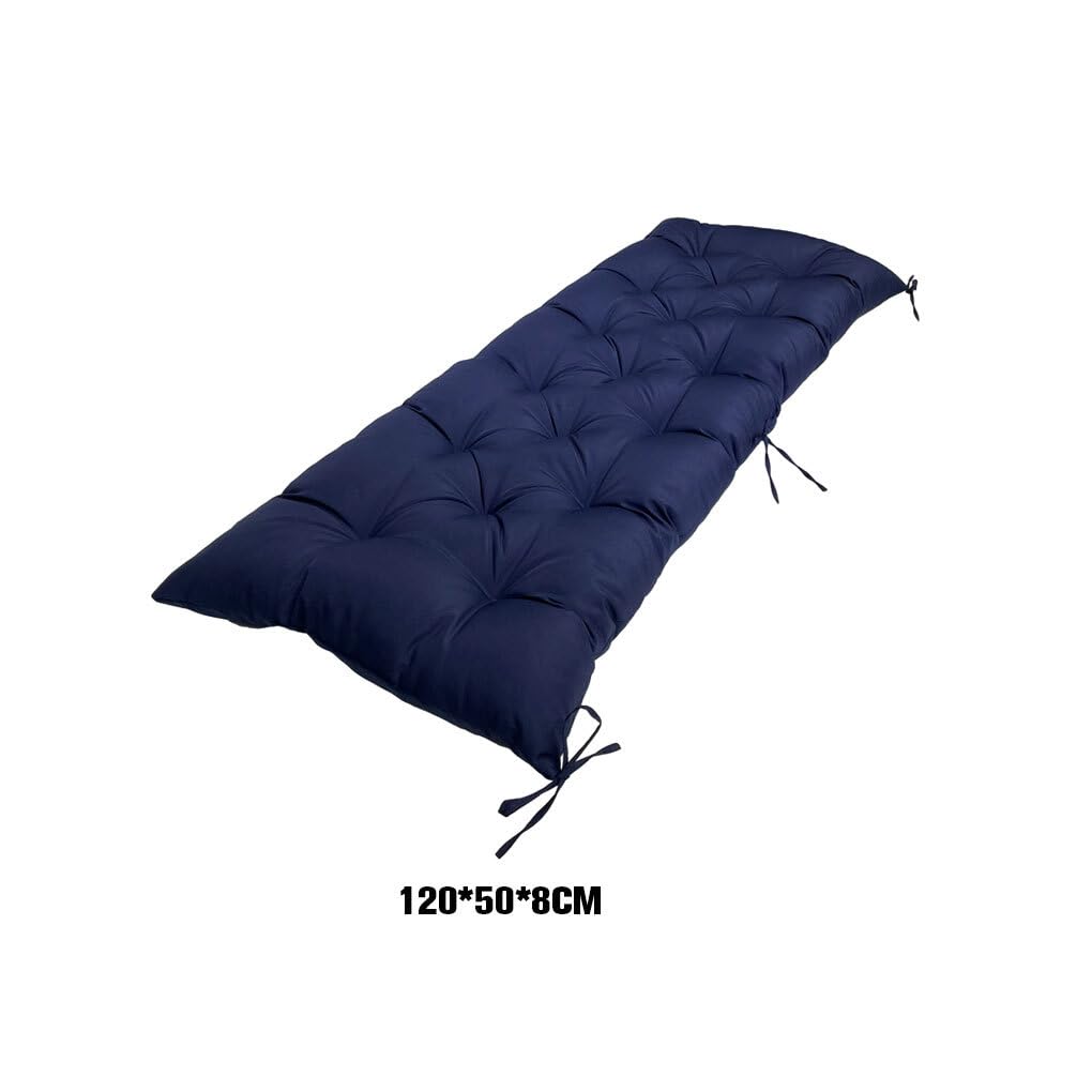 QILLOWAY Bankkissen 139 Cm – Für Drinnen & Draußen, Dunkelgrau | Aus 100% Polyester, Mit Befestigungsbändern