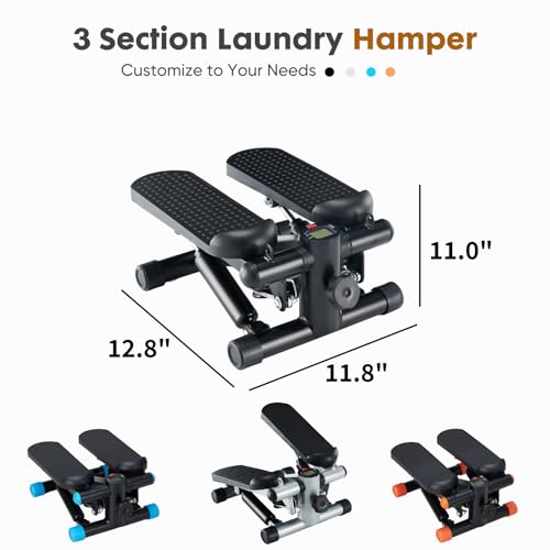 Image of NEWBULIG Mini Stepper for Exercise at Home Stair Step Machine for Indoor Fitness Portable Home Gym Stepper for Full Body Workout 300lb Weight Capacity