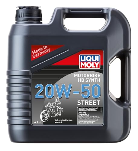 LIQUI MOLY Motorbike HD Synth 20W-50 Street | 4 L | Motorrad 4-Takt-Öl | Art.-Nr.: 3817