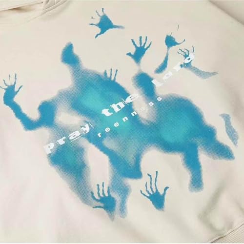 Unisex Womens Graphic Oversized Hoodie Pray the Lord Casual Hoodie Teen Girls Trendy Y2K Hooded Sweatshirt Streetwear2