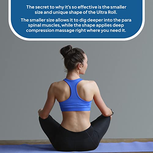 Ultra-Roll-Back-Roller-Stretcher-Foam-Roller-for-Back-Pain-Relief-Targets-Spinal-Muscles-More-Effectively-Than-Other-Back-Rollers-Easy-to-Use-No-Balancing-Quality-Rubber-not-Foam
